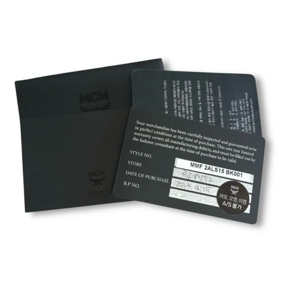 MCM Black Leather Men's/Women’s Laptop/Briefcase Bag - Picture 16 of 16